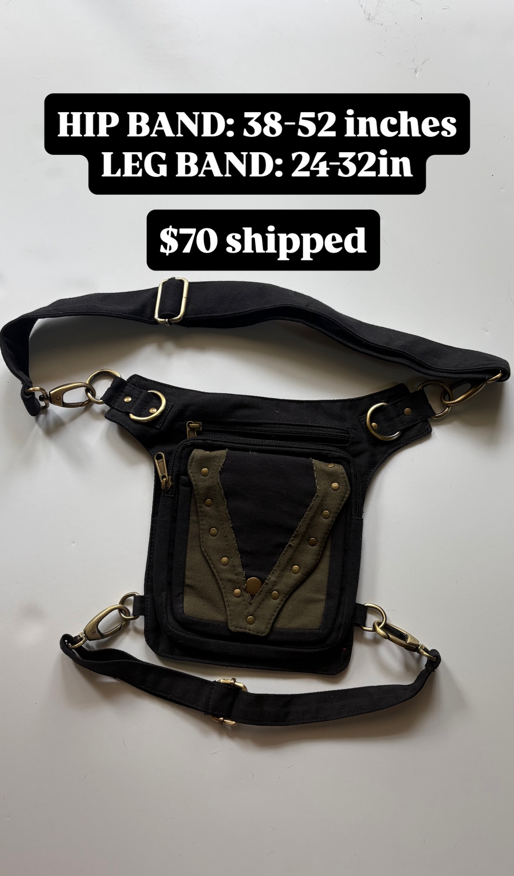 Wook Utility Belt with Leg Garter (1 of 1)
