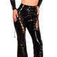 Venom Leather Metal Pants