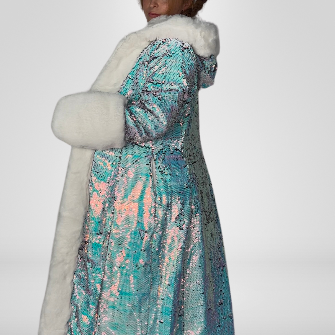 Frozen Faux Fur Coat