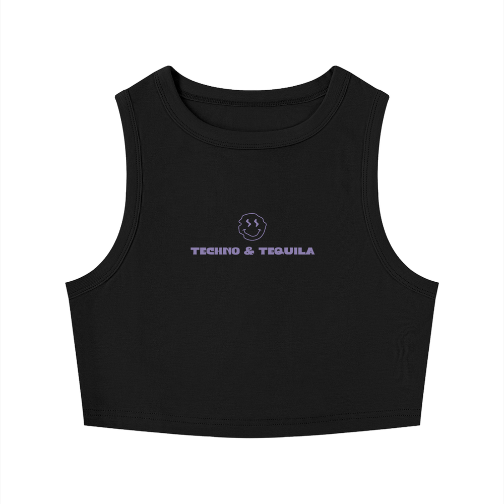 Techno & Tequila Crop Tank