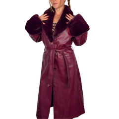 Bordeaux Trench Coat