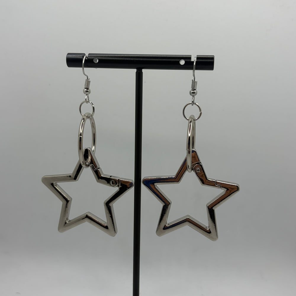 I'm a STAR Earrings Silver