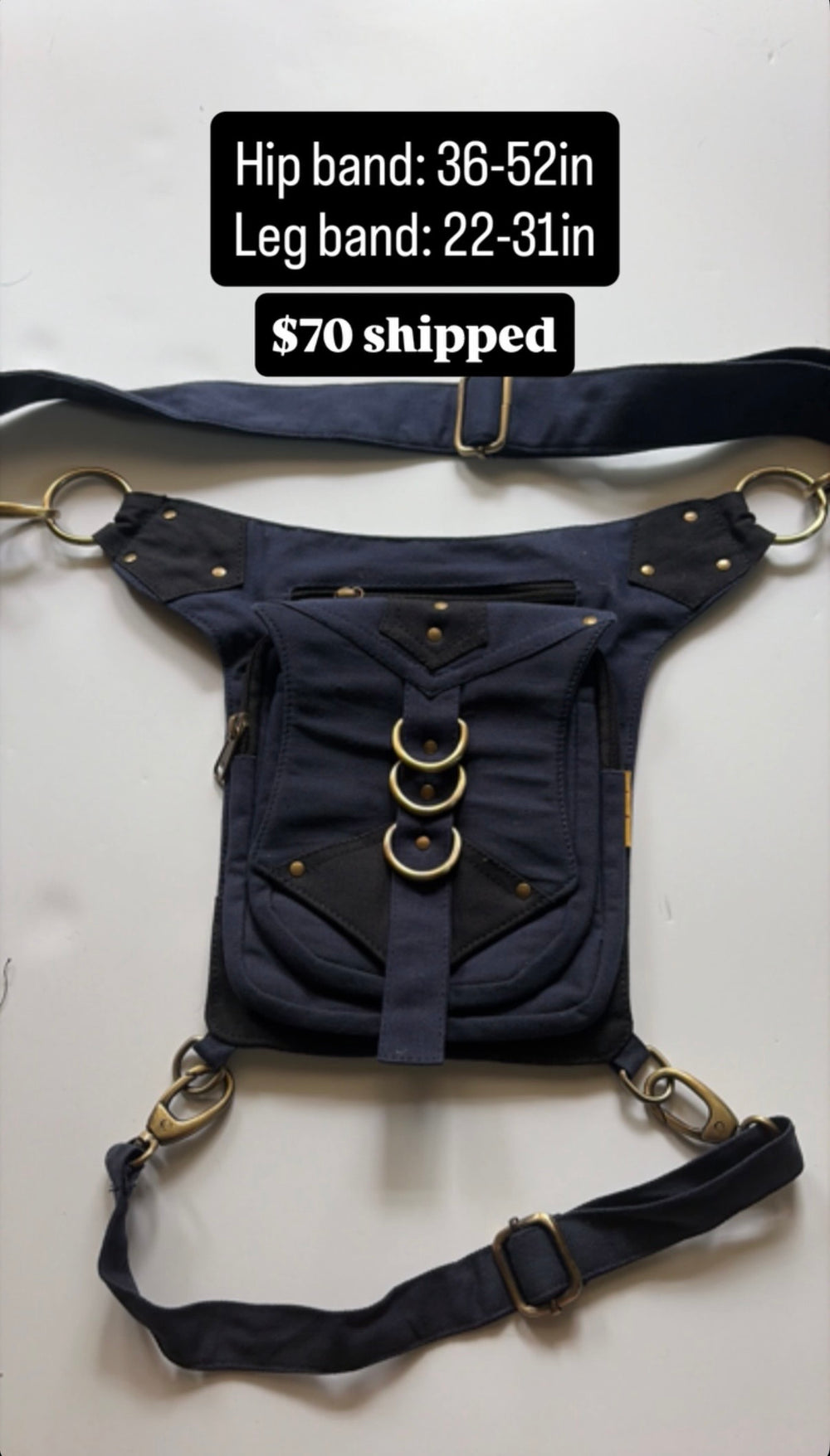 Wook Utility Belt with Leg Garter (1 of 1)