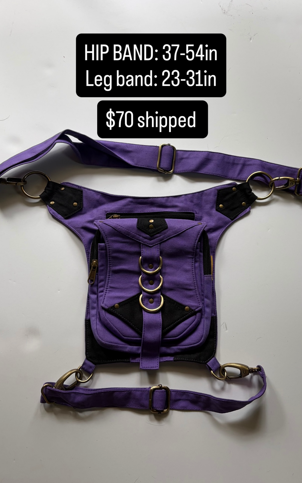 Wook Utility Belt with Leg Garter (1 of 1)
