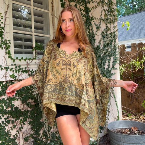 Honey Pashmina Shrug