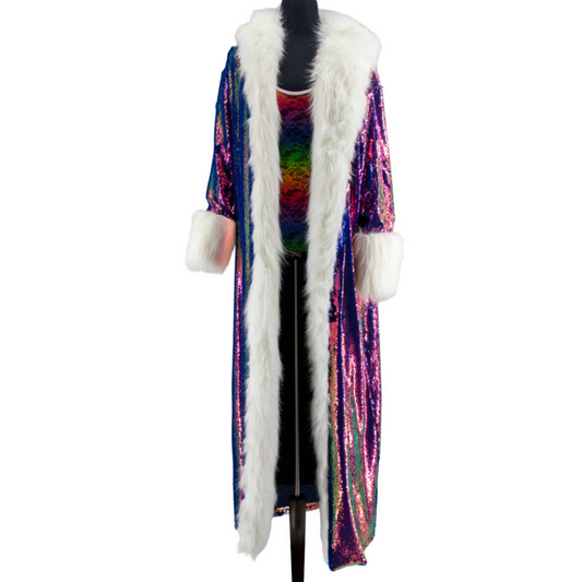 Cosmos Faux Fur Coat