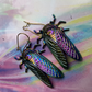 Psychedelic Locust Earrings