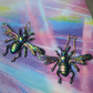 Psychedelic Bee Earrings